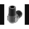 Aeroquip 90 Degree -10 AN Male To 1/2 Inch Pipe Thread, Anodized, Black, Aluminum FCM5039
